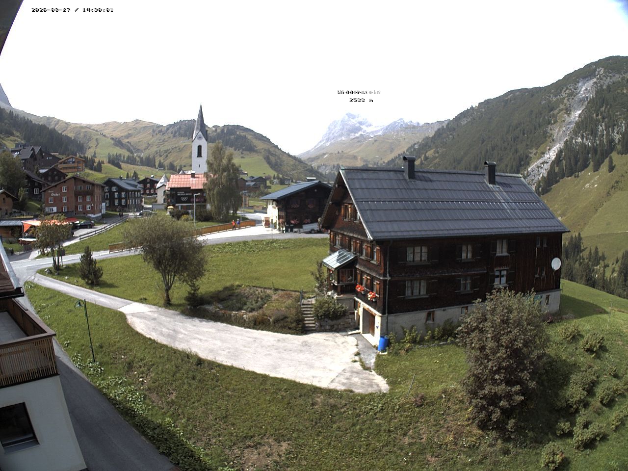 Gemeinde Warth: Warth, Richtung Wander- und Skigebiet