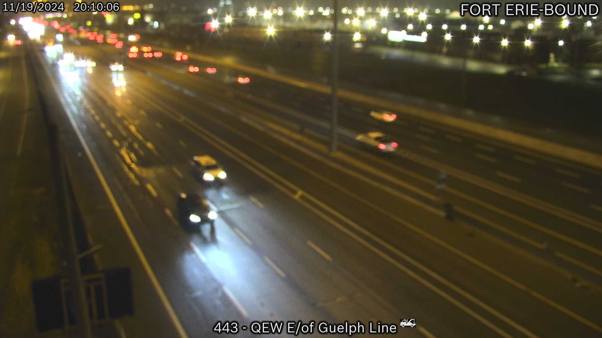 Burlington: QEW between Guelph Line and Walkers Line