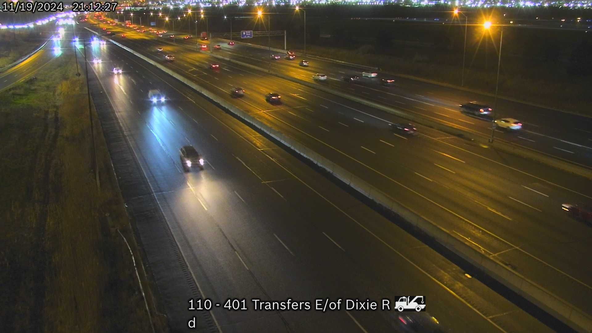 Mississauga: Highway 401 near Transfer (east of Dixie)