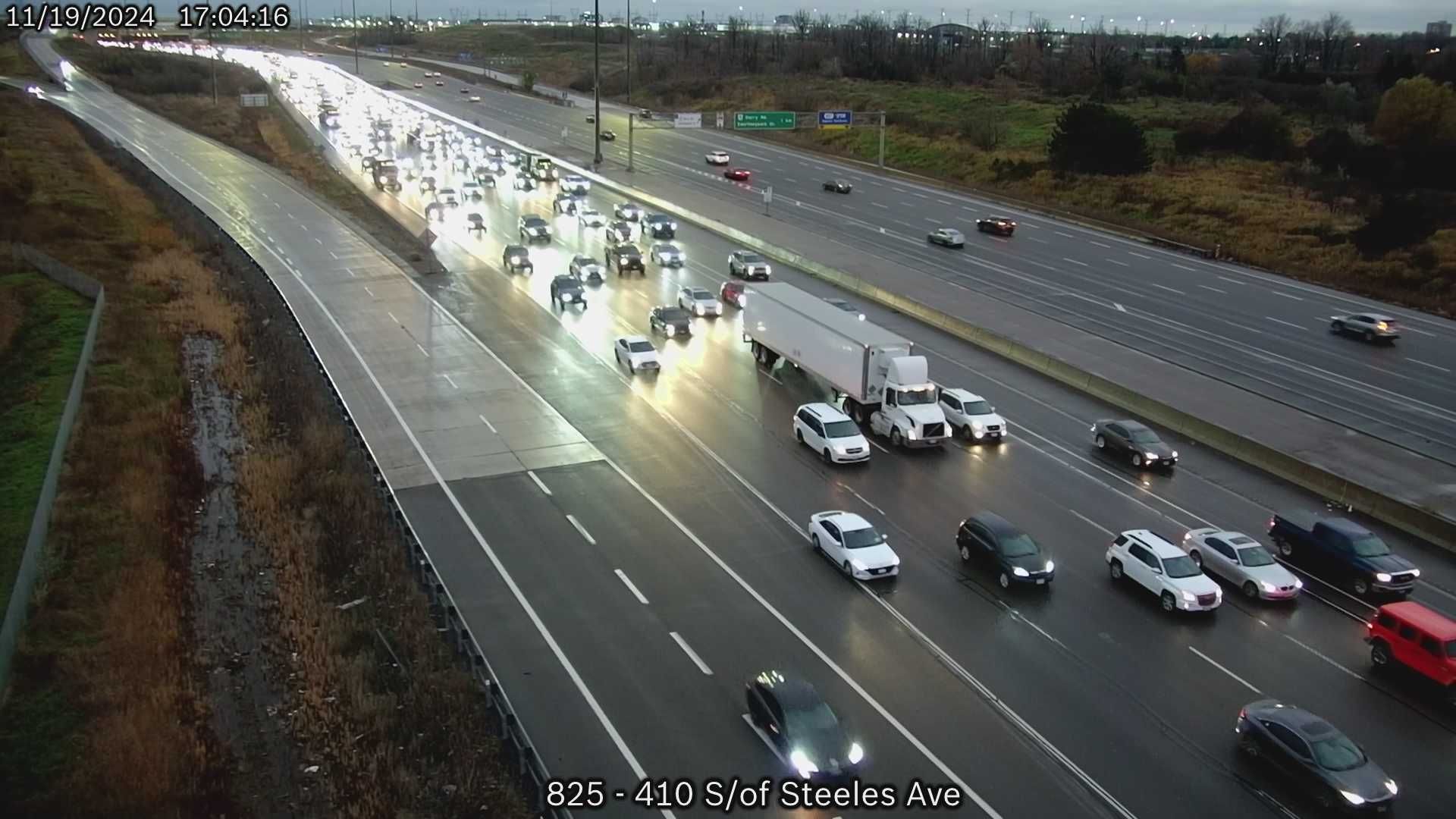 Brampton: Highway 410 south of Steeles Avenue