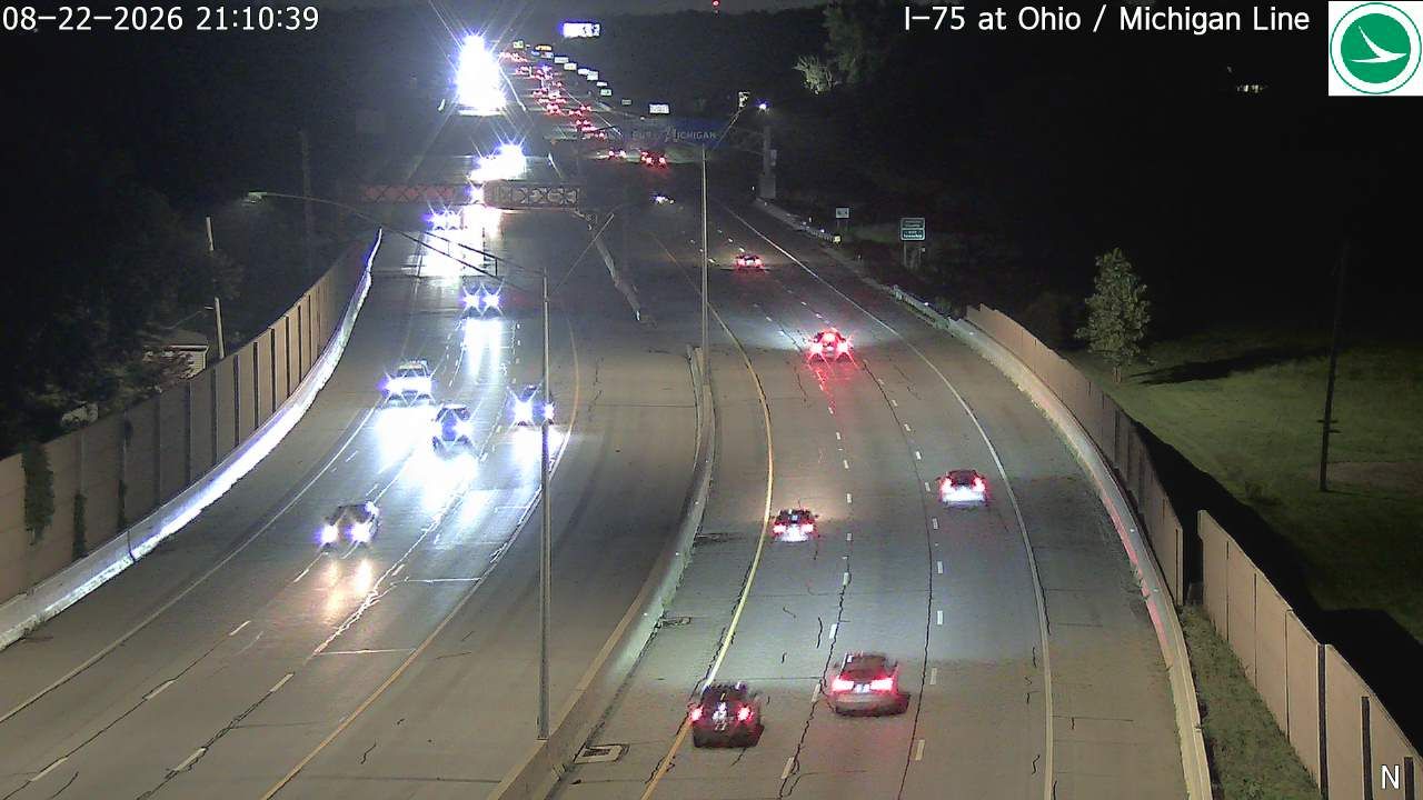 Toledo: I-75 at - Michigan Line