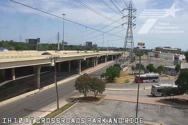 Balcones Heights › East: IH 10 at Crossroads Park and Ride