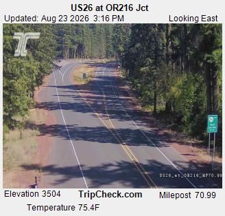 Wasco: US26 at ORE216 Jct