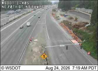 Kirkland: I-405 at MP 17.4: NE 70th,NB Ramps