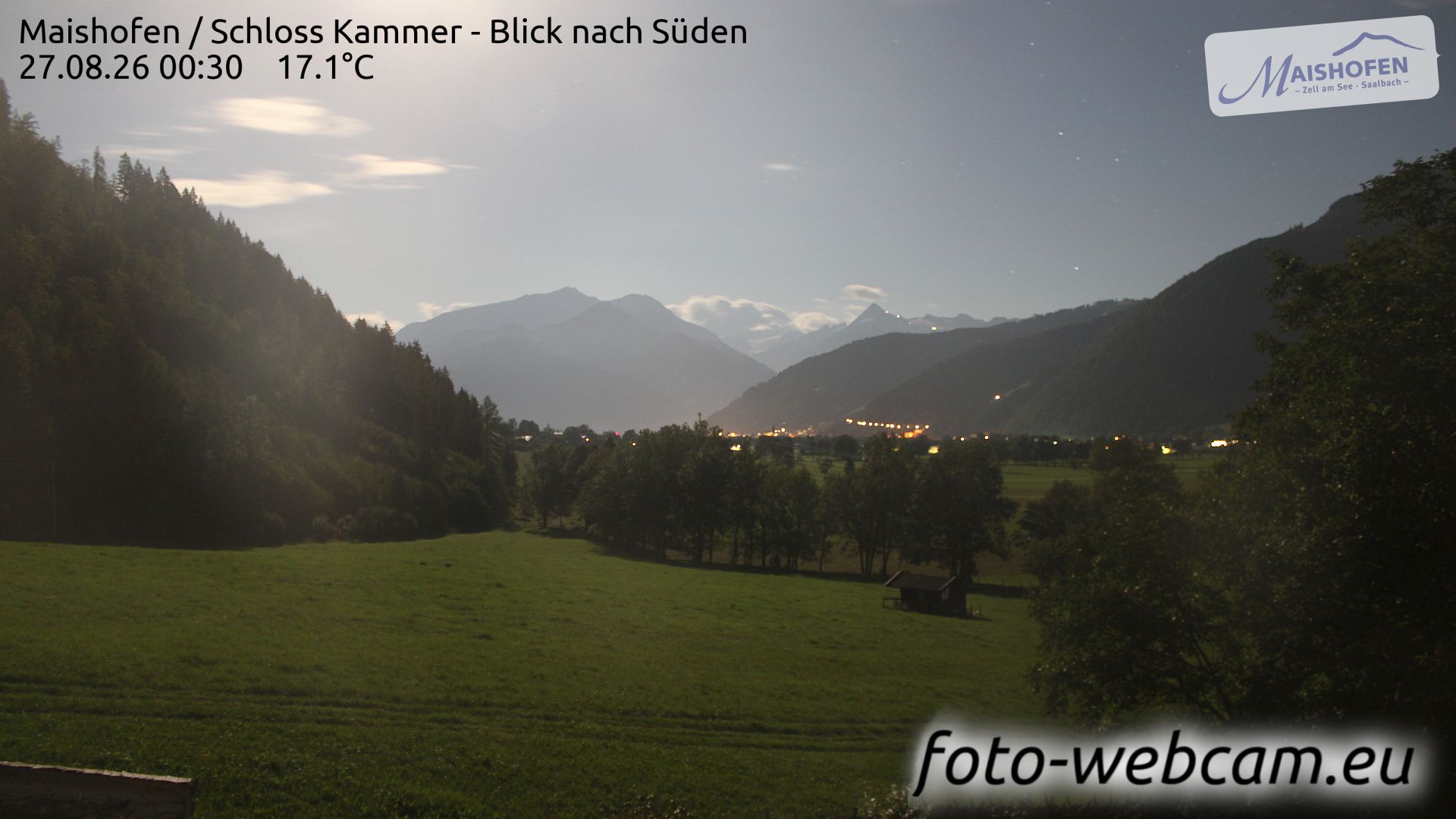 Kammer: Maishofen - Schloss - Blick nach Süden