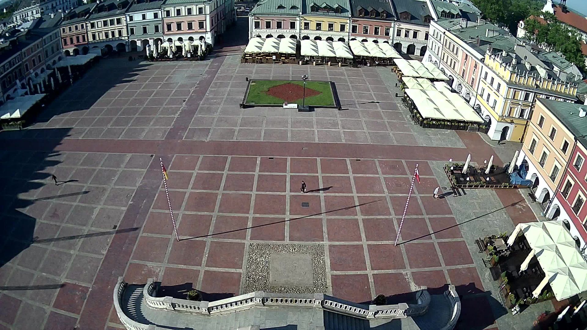 Planty: Market square, Zamosc