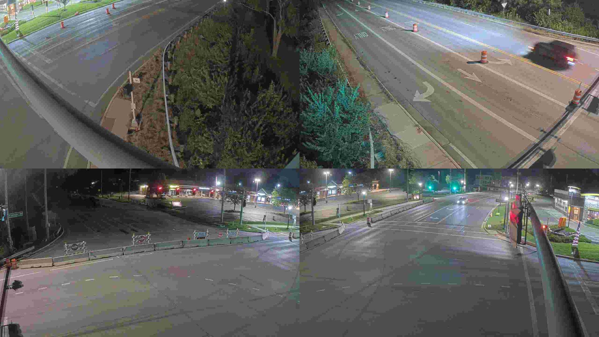 Upper Arlington: US-33/Riverside Dr at Fishinger Rd