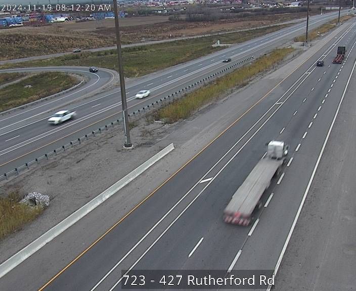 Vaughan: Highway 427 near Rutherford Road