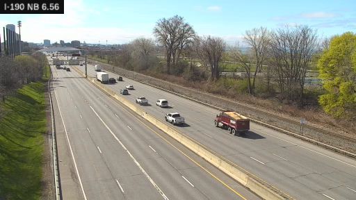 Buffalo › North: I-190 at Interchange 9 - Porter Avenue - Peace Bridge