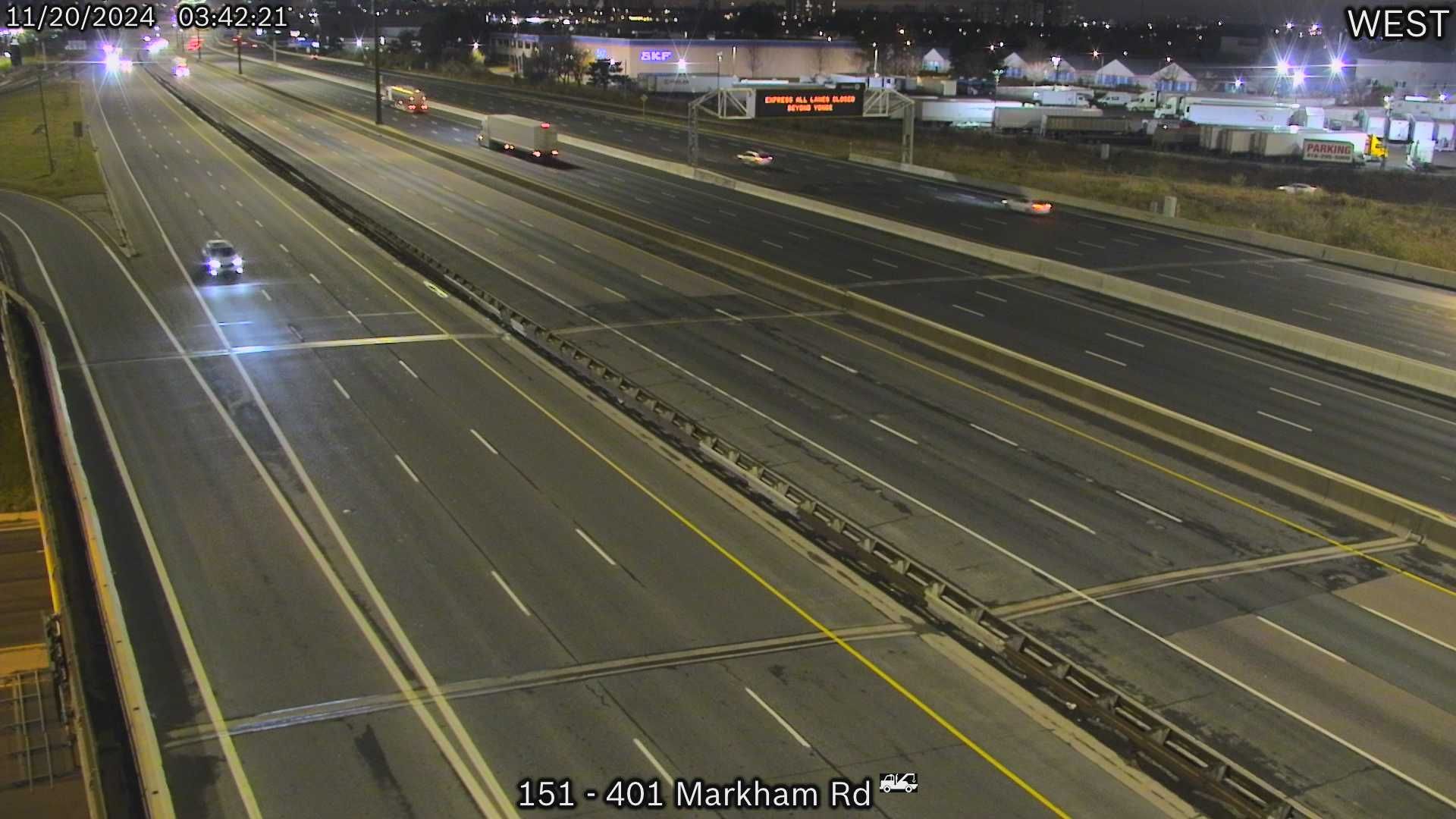 Scarborough: Highway 401 near Markham Road