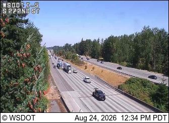 Madison Lake: I-5 at MP 146.8: S 272nd St