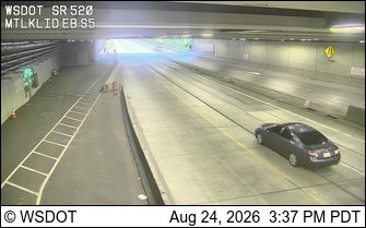 Montlake › East: SR 520 at MP - Lid EB