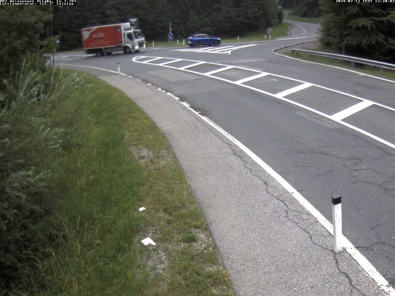 Weissensee: B - Straße, km 7,783