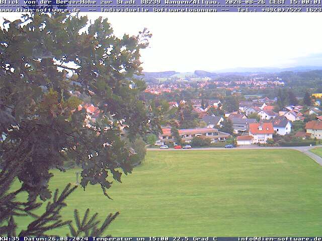 Wangen im Allgau: Wangen /Allgäu - Blick von der Bergerhöhe auf 88239 Wangen