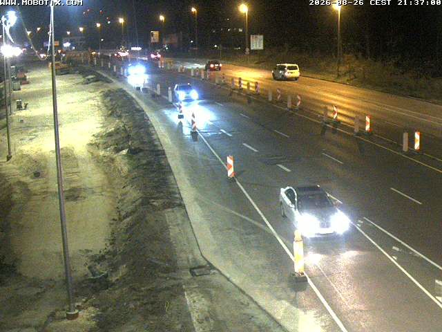 Ulm: B10 Adenauerbrücke, Fahrtrichtung Neu
