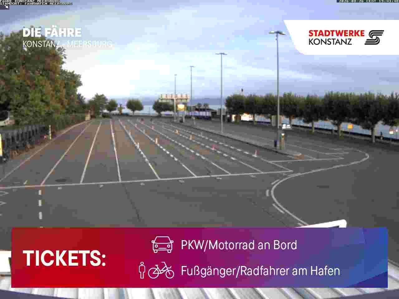 Meersburg: Fähranleger Meersburg - Meersburg Fähre / Uhldinger Str. - Fährebetrieb Konstanz-Meersburg