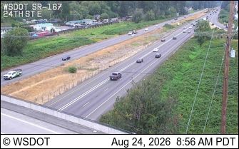 Sumner: SR 167 at MP 9.3: 24th St E