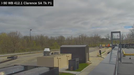 Lancaster › West: I-90 WB 412.1 Clarence SA Truck Pk