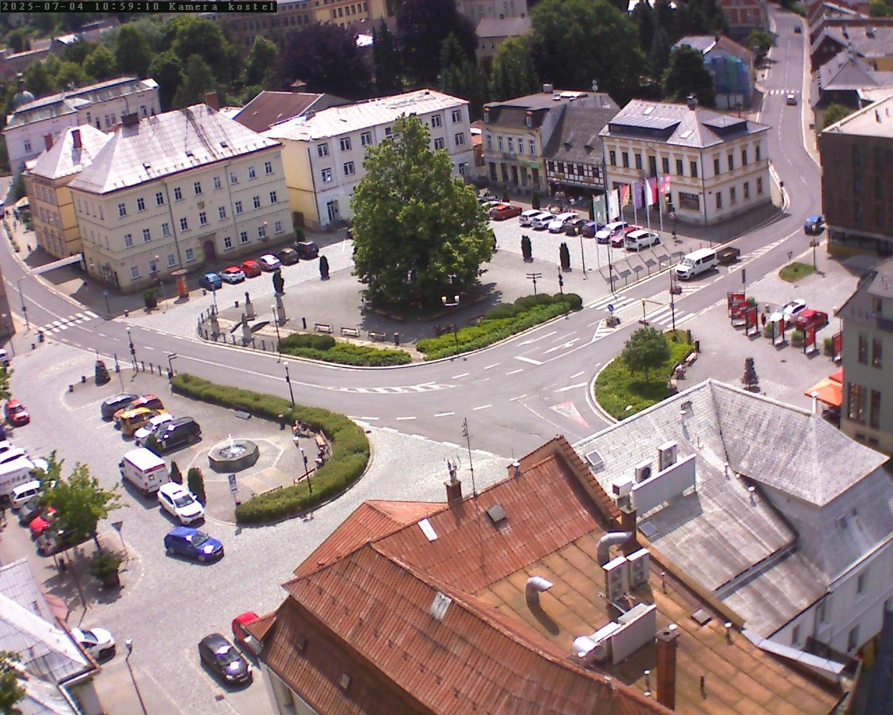 Krasna Lipa: náměstí