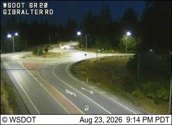 Anacortes: SR 20 at MP 47.3: Gibralter Rd
