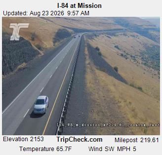 Pendleton: I-84 at Mission