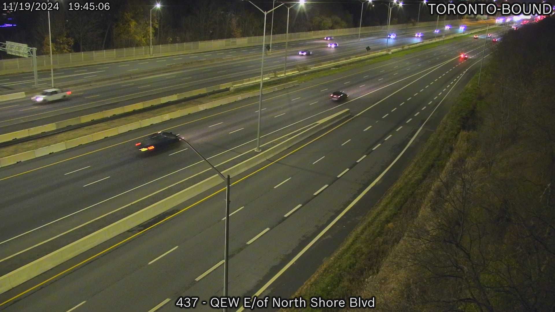 Burlington: QEW north of Highway