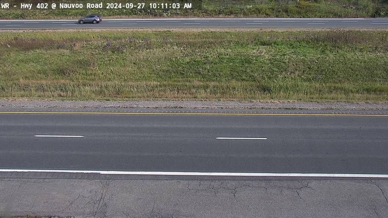 Warwick: Highway 402 near Nauvoo Road