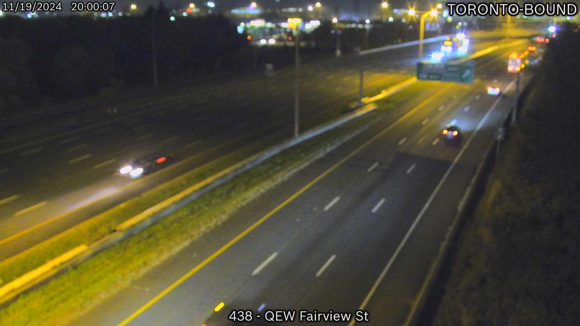 Burlington: QEW near Fairview Street