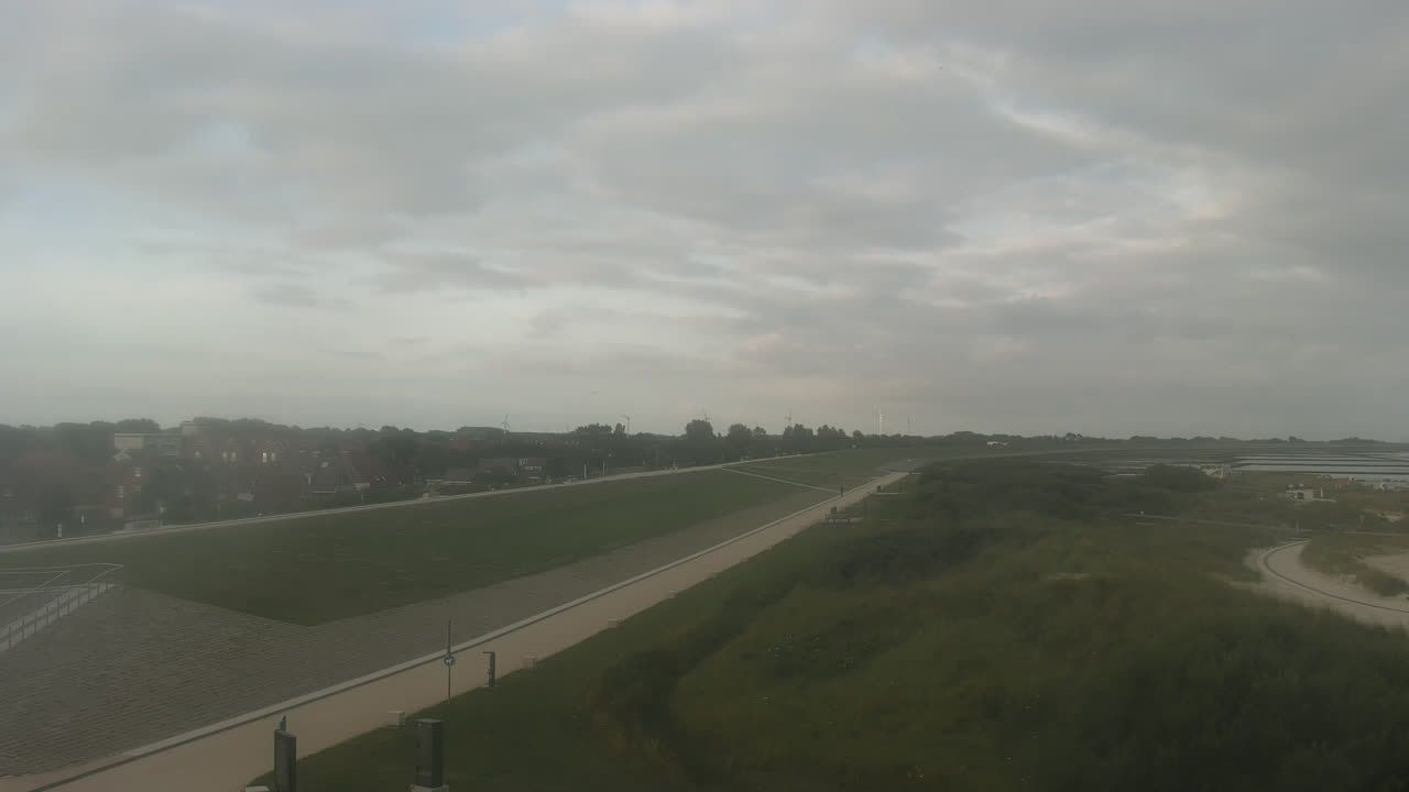 Norden: Livespotting - Webcam in Norddeich mit Dünenlandschaft und Wattenmeer