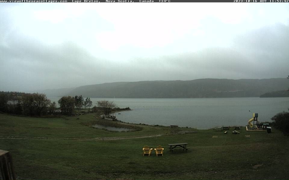 Big Bras d'Or: View of the sea cottages