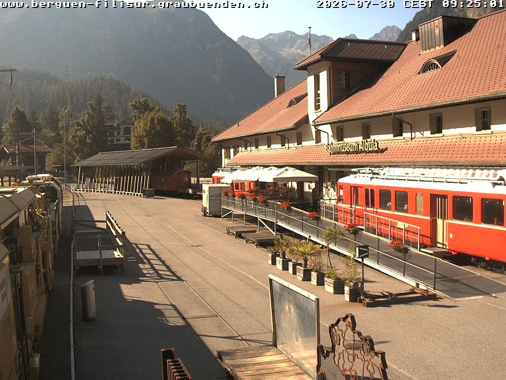 Bergun: Bahnhof