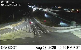 Lakewood: I-5 at MP 122.7: Madigan Gate