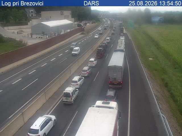 Log-Dragomer: A1/E61/E70, Ljubljana - Koper, Log pri Brezovici
