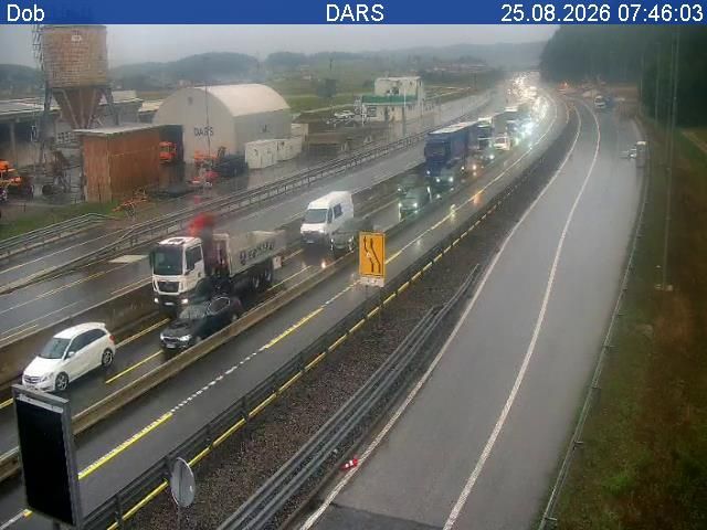 Dob pri Sentvidu: A2/E70, Karavanke - Obrežje, Dob
