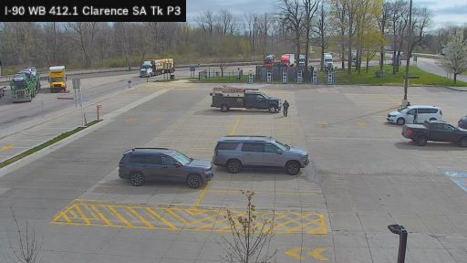 Lancaster › West: I-90 WB 412.1 Clarence SA Truck Pk