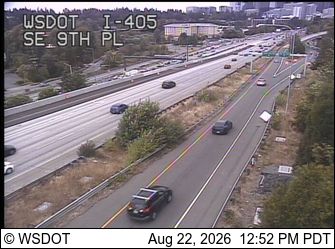 Bellevue › North: I-405 at MP 12.6: SE 9th Pl