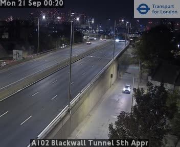 London: A102 Bwall Tunnel Sth Appr