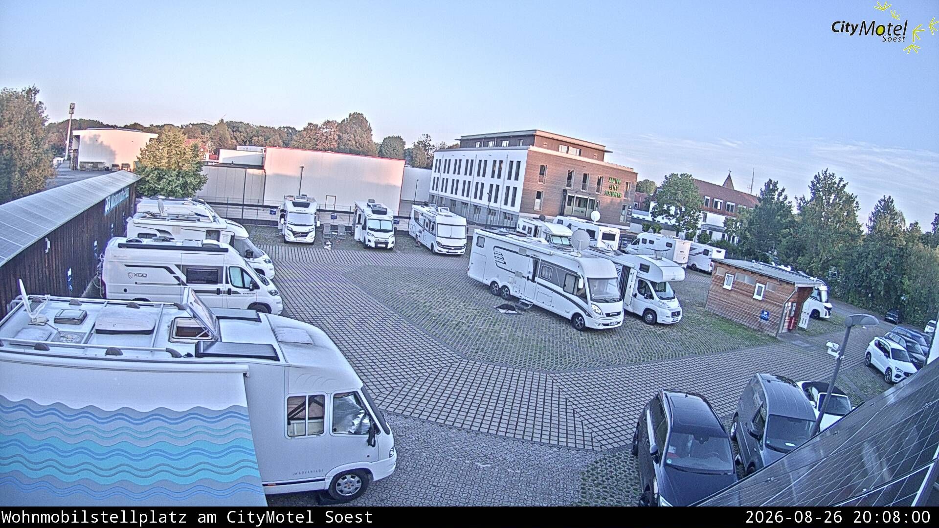 Soest › South-East: Wohnmobilstellplatz am City Motel Soest