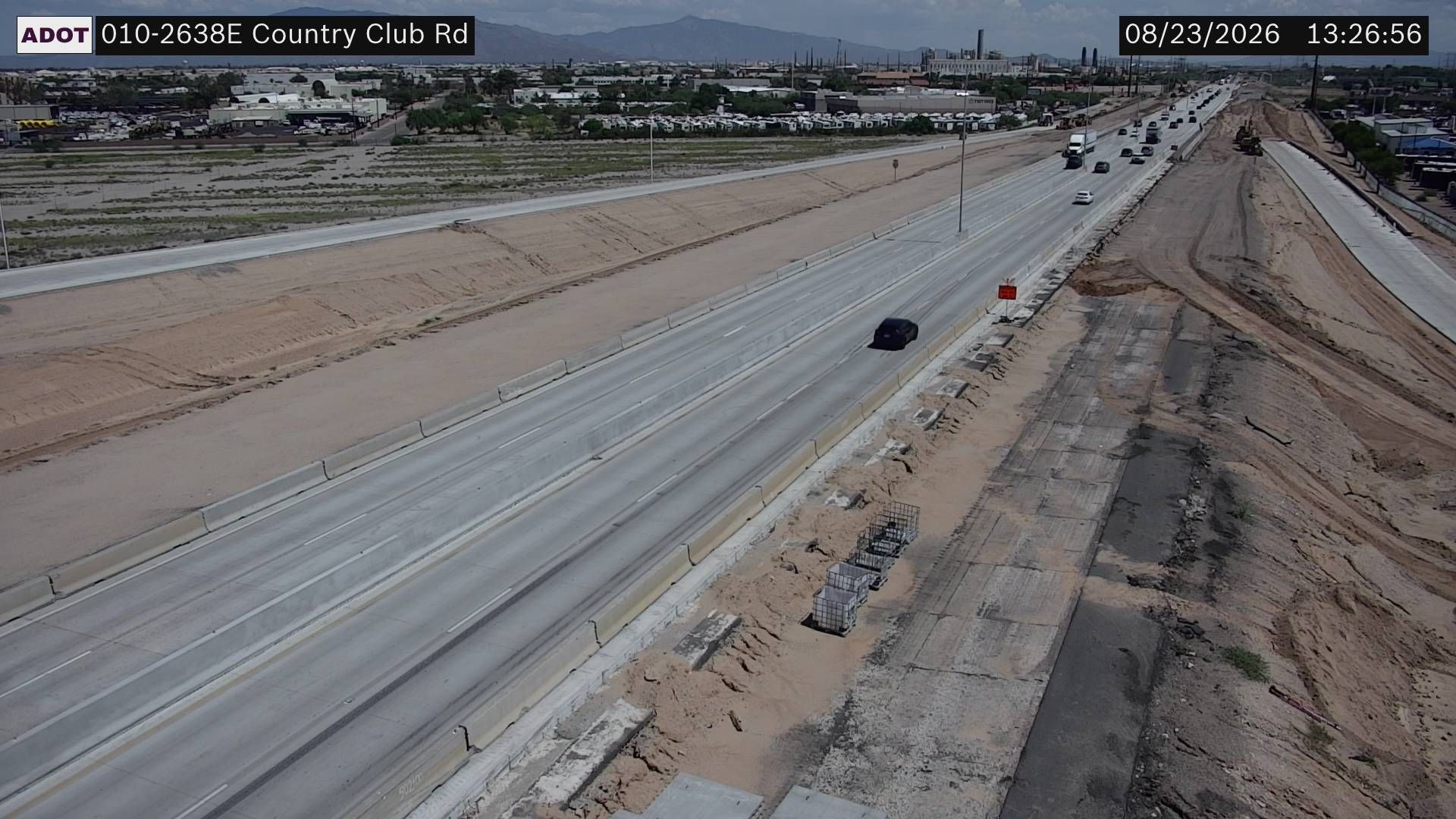 Tucson › West: I-10 WB 263.80 @Country Club Rd
