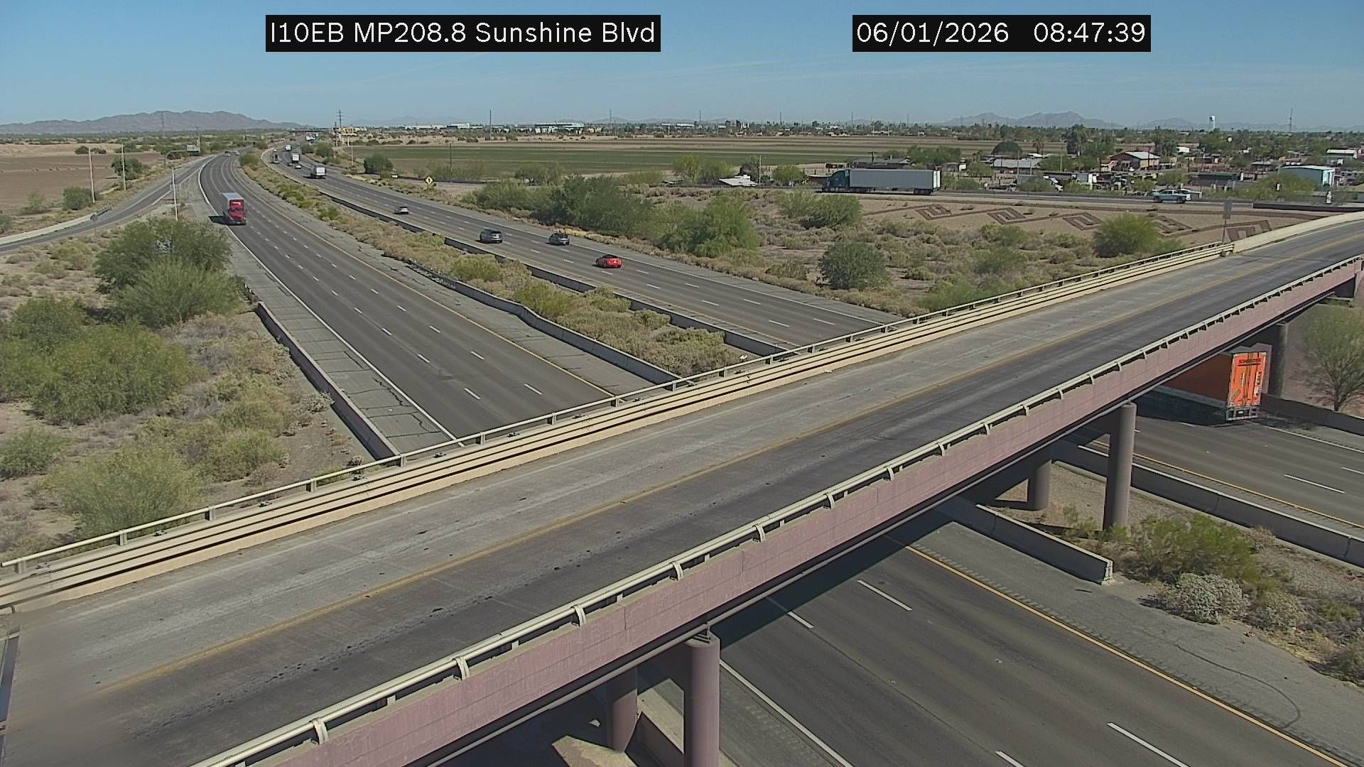 Eloy › East: I-10 EB 208.80 @Picacho Peak