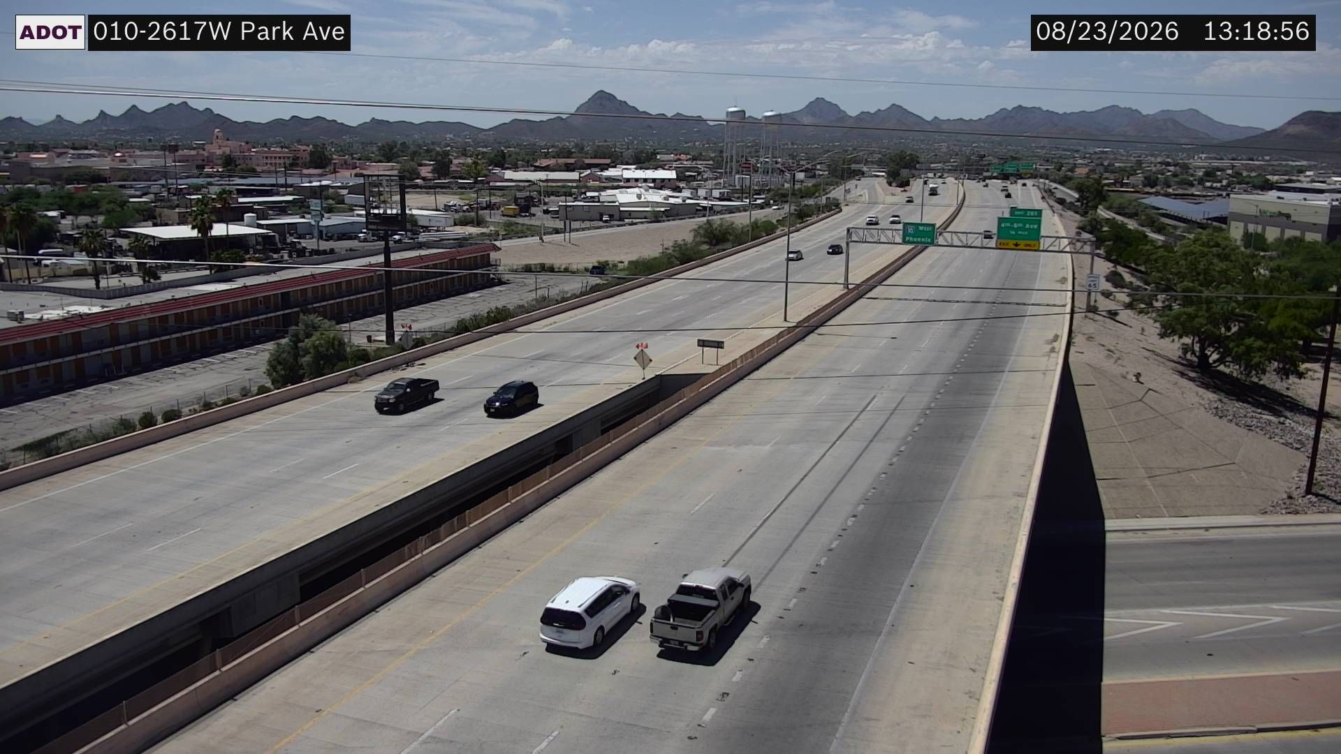 Tucson › West: I-10 WB 261.70 @Park Ave