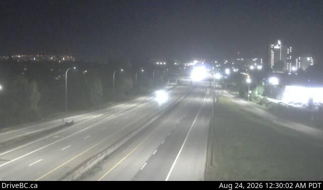 Brighouse › North: Hwy 99 at Shell Rd, approaching Oak St Bridge, looking north