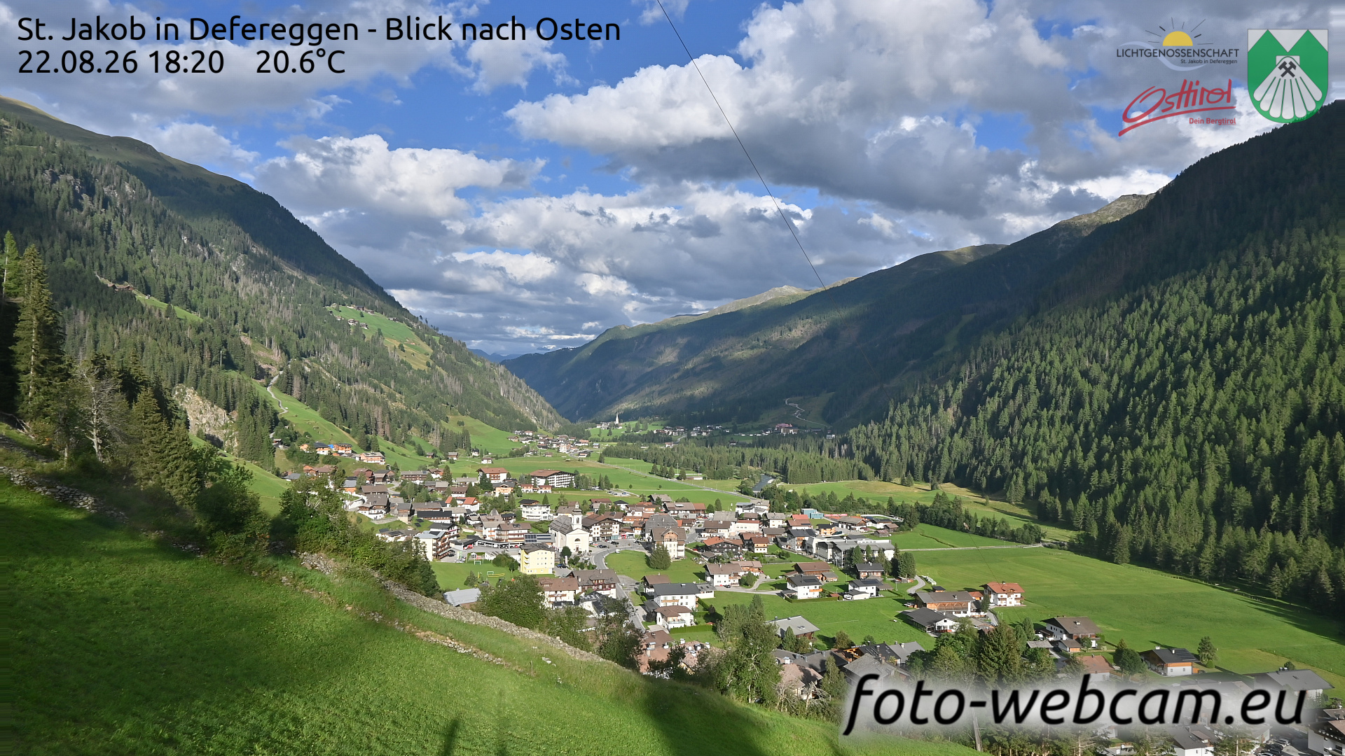 Webcam St. Jakob in Defereggen: HD Panorama St. Jakob i. Def.