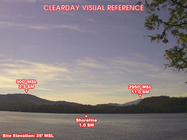 Webcam Minx Island, Alaska: Minx Island Airfield, View in Western Direction