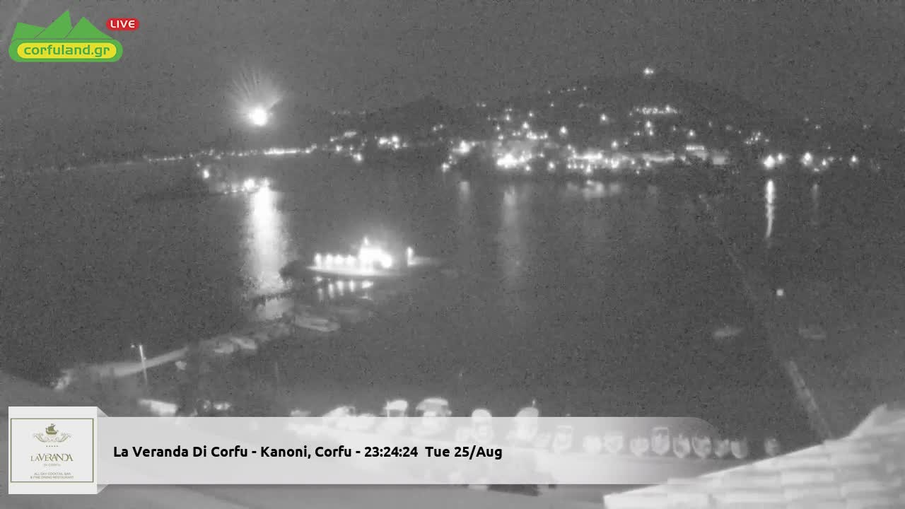 Webcam Kanoni (Corfu): Sea View