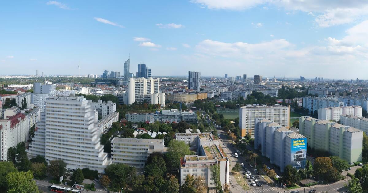 Webcam Vienna: PANOMAX Kronen Zeitung - Zentrale Wien