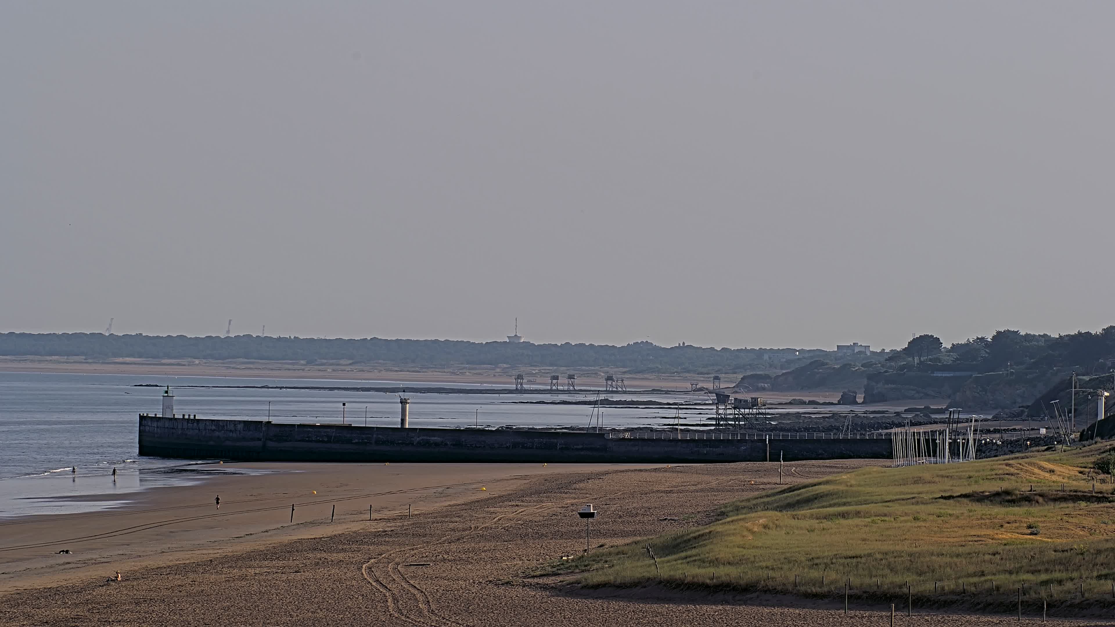 Webcam Saint-Michel-Chef-Chef: Port