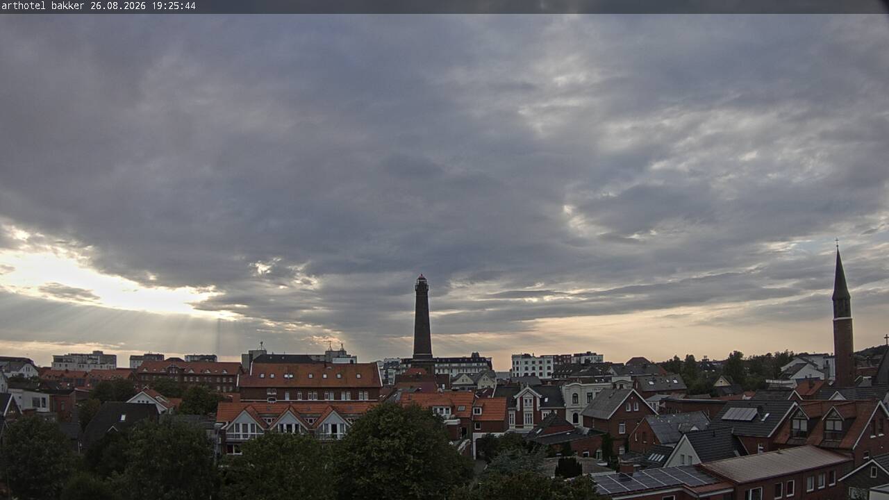 Webcam Borkum: View from the arthotel bakker