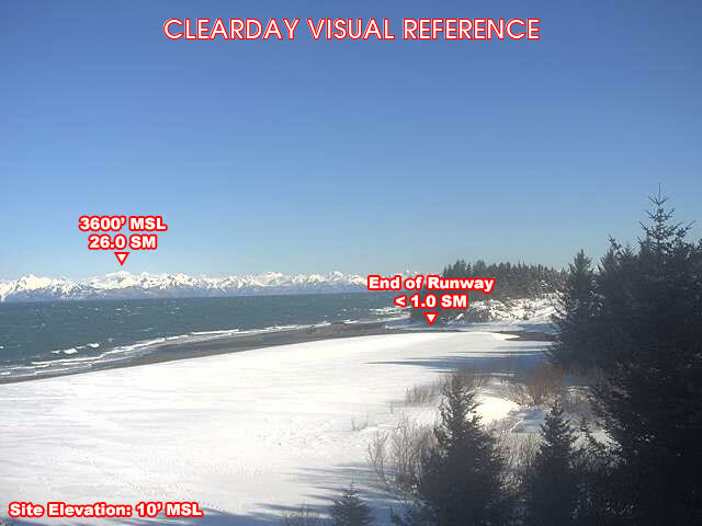 Webcam Johnstone Point, Alaska: Johnstone Point Airfield, View in NorthEastern Direction