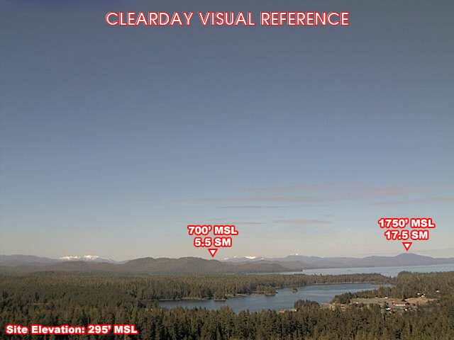 Webcam Coffman Cove, Alaska: Coffman Cove Airfield, View in NorthWestern Direction